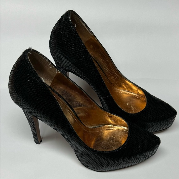 Black platforms high heels BCBG generation 7B/37 - Picture 4 of 14